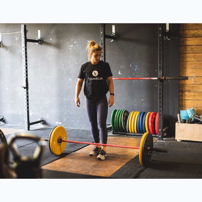 Olympijský bumper kotúč Sveltus Training Olympic Disc 5 kg black 4