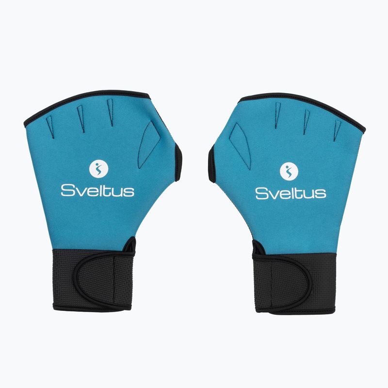 Rukavice Sveltus aquafitness 1840 aqua black/blue 2