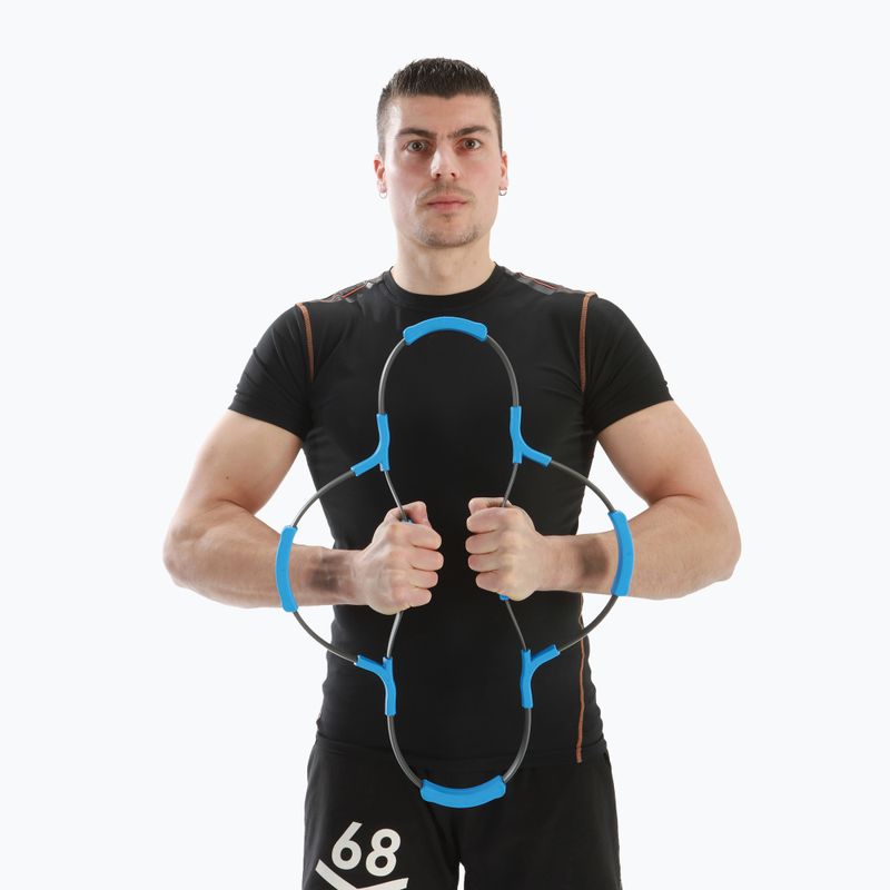 Obruč Sveltus Flexoring šedá/modrá 7