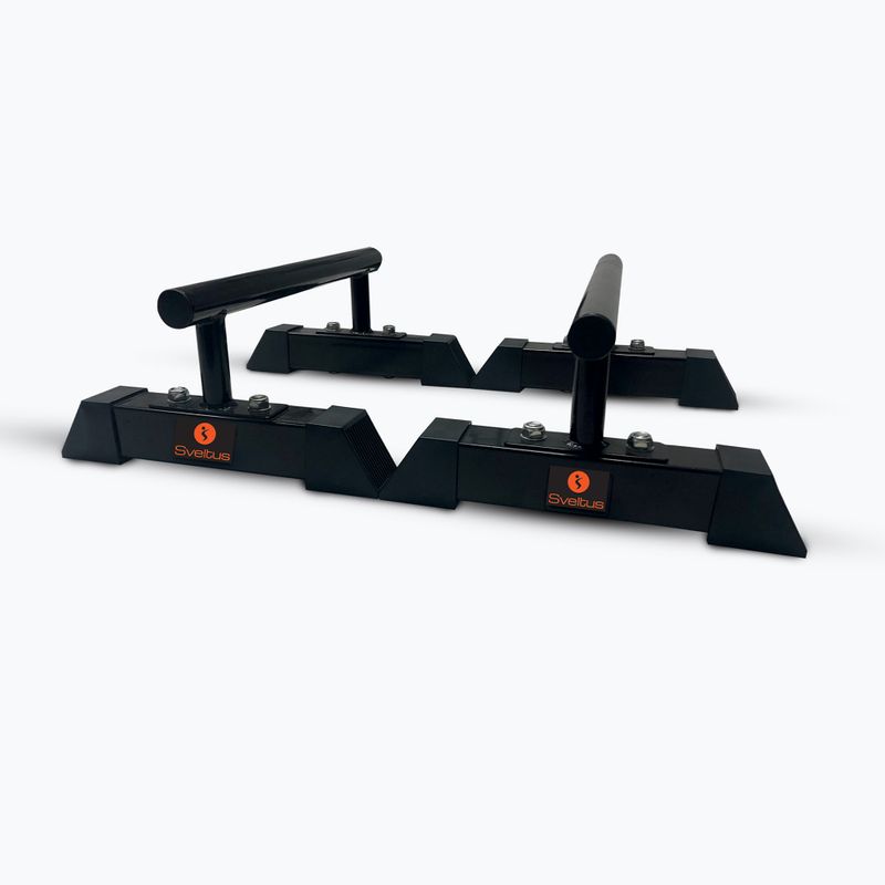 Úchyty na kľuky Sveltus Parallette 2 ks black