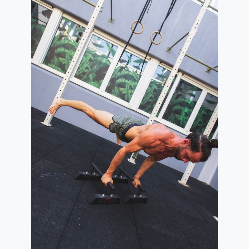 Úchyty na kľuky Sveltus Parallette 2 ks black 6