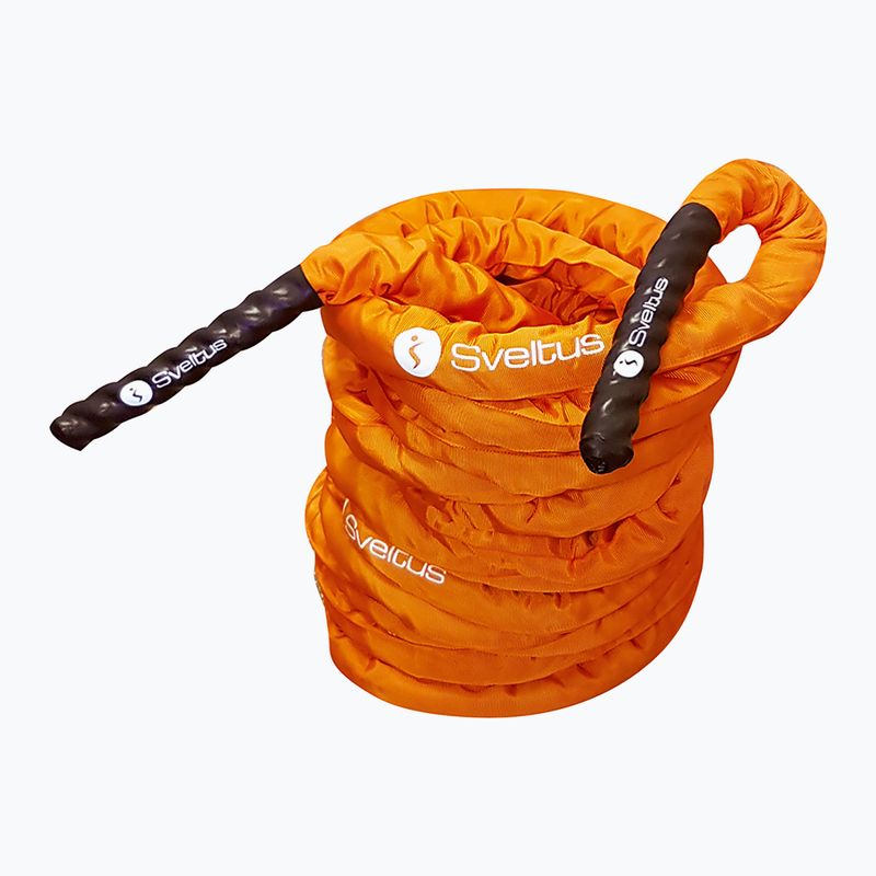 Tréningové lano Sveltus Battle Rope Premium 38 mm orange