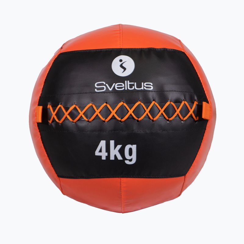 Lopta Svetlus Wall Ball 4 kg čierna/červená