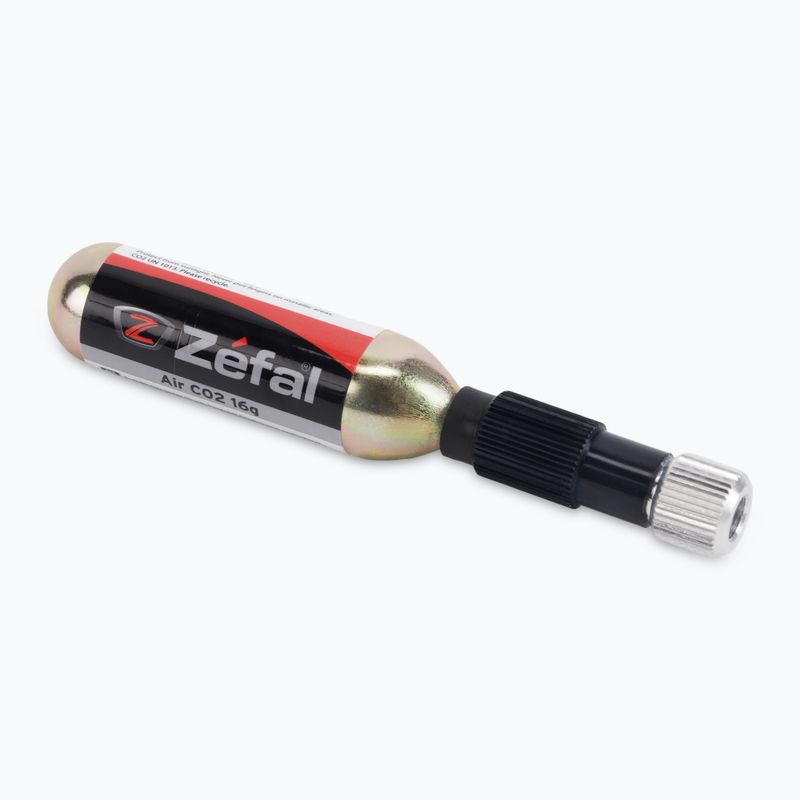 Cyklistická pumpa Zefal Ez Control+ 16 G Cartridge čierna ZF-4015