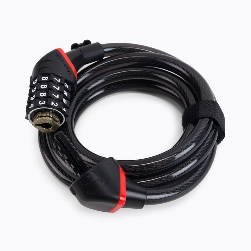 Zámok na bicykel Zefal K-Traz C6 Code Level 6 čierny 4914B 3