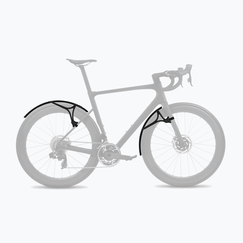 Súprava blatníkov na bicykel Zefal Shield R35 black 6