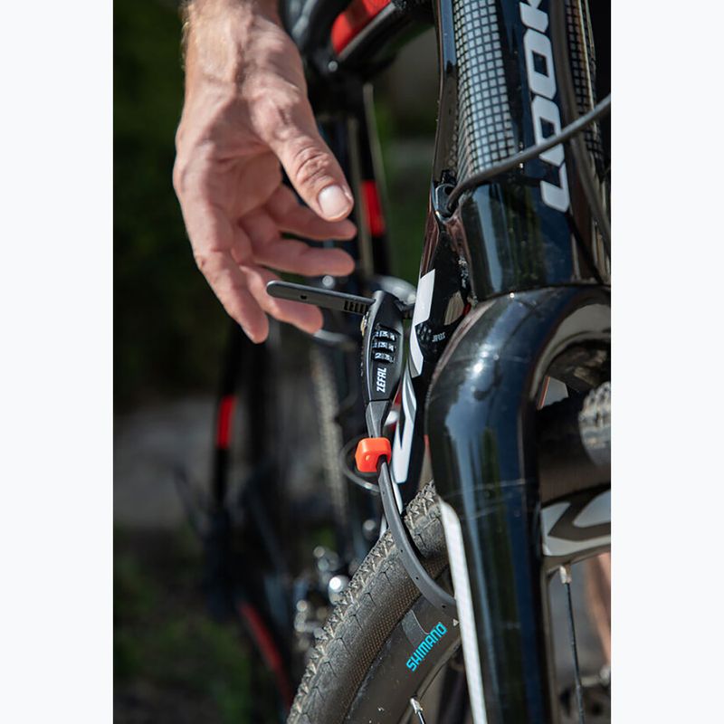 Zámok na bicykel Zefal K-Traz Zip3 700 XL Level 3 Zip Look black 4