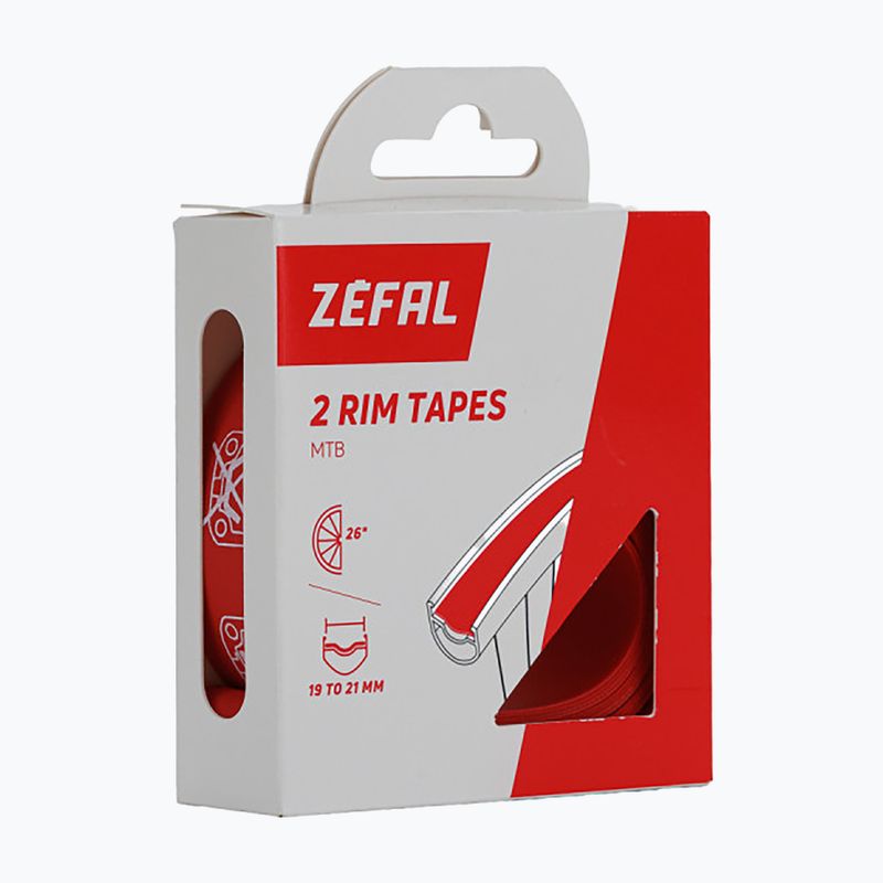 Páska na ráfik Zefal Rim Tapes 622 x 19 mm 29" 2 pcs red 5