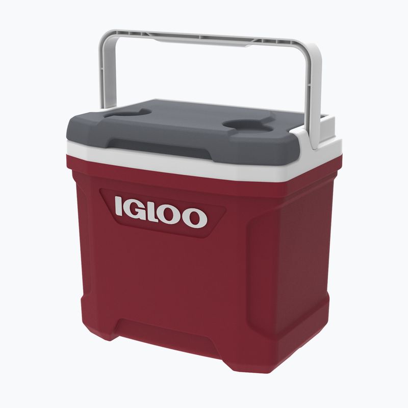 Cestovná chladnička Igloo Latitude 16 industrial red/white/meteorite 2