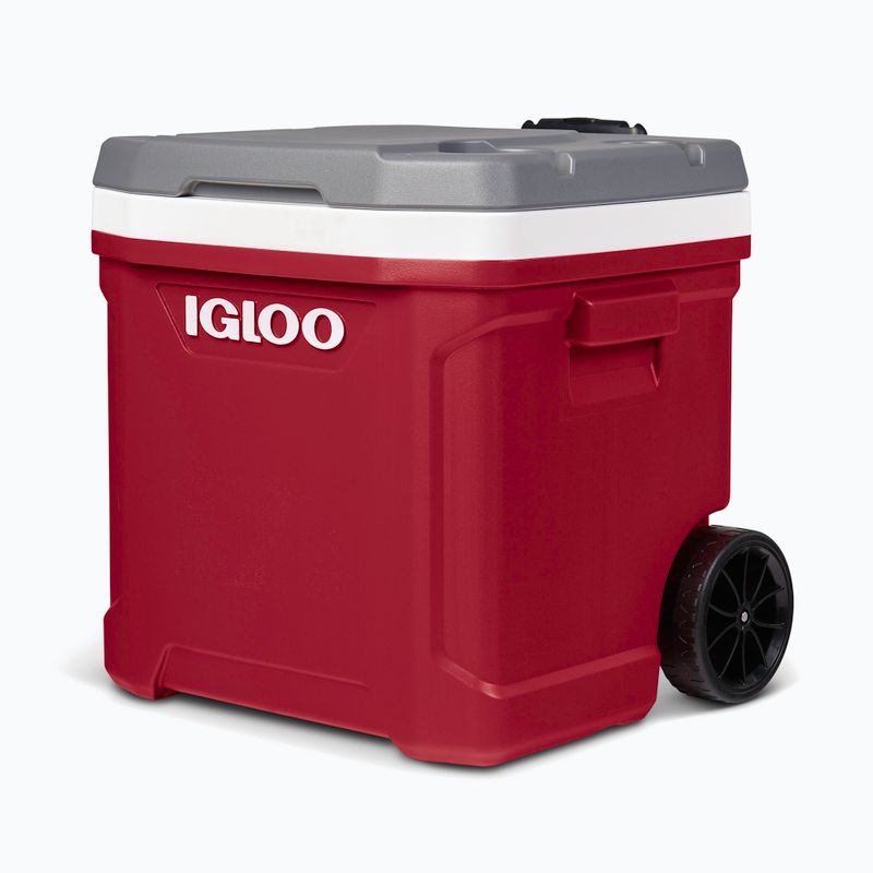 Cestovná chladnička Igloo Latitude 60 Roller 56 l industrial red/ meteorite 3