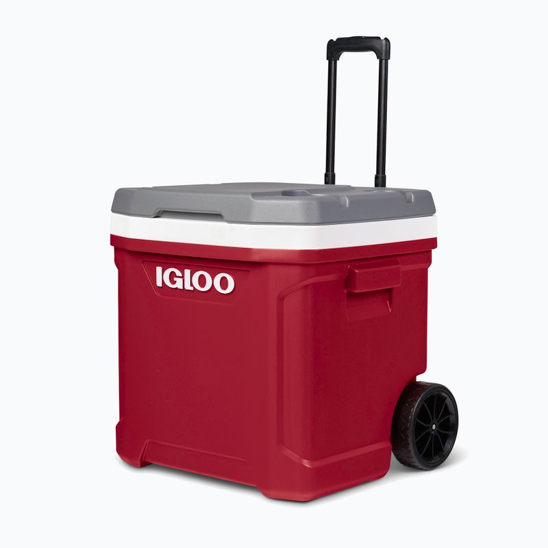 Cestovná chladnička Igloo Latitude 60 Roller 56 l industrial red/ meteorite 4