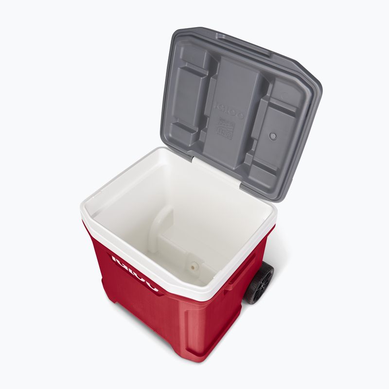 Cestovná chladnička Igloo Latitude 60 Roller 56 l industrial red/ meteorite 13