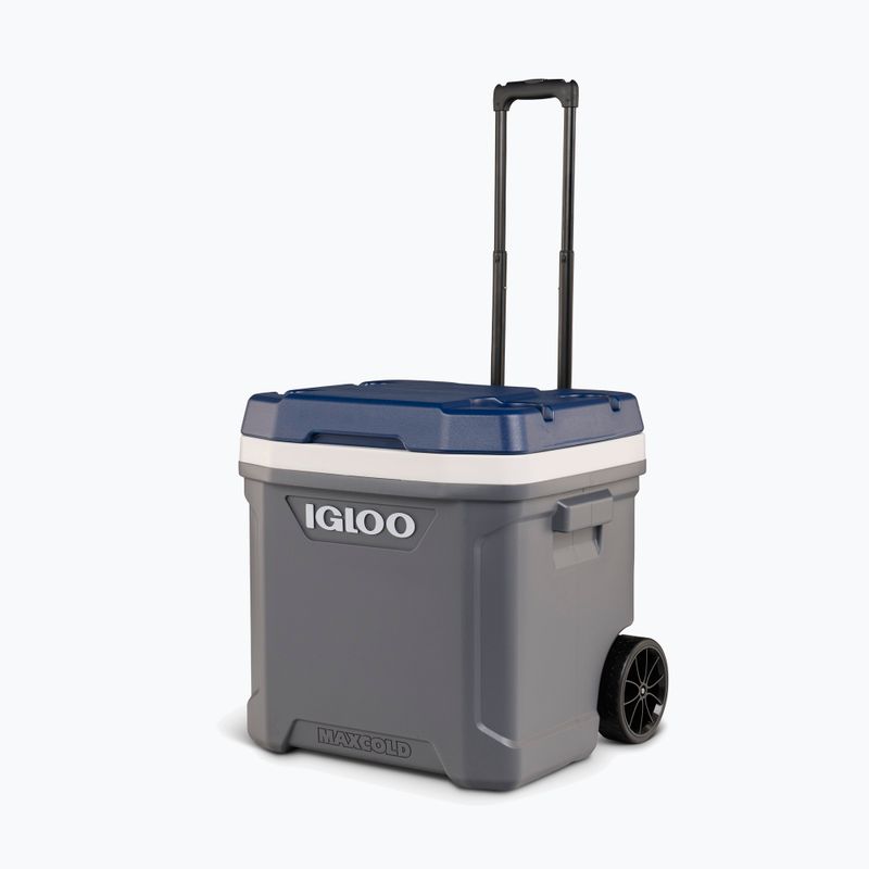 Cestovná chladnička Igloo Maxcold Latitude 62 Qt Roller 59 l carbonite/ aegean sea 9