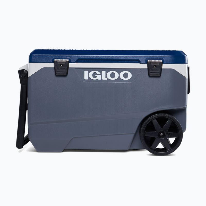 Cestovná chladnička Igloo Maxcold Latitude 90 Qt Roller 85 l carbonite/aegean sea