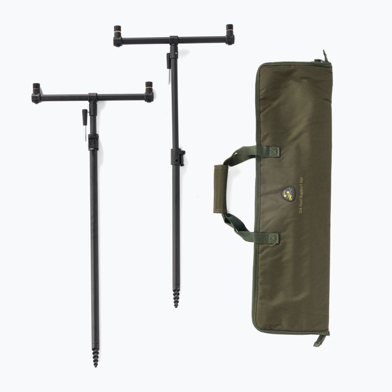 Carp Spirit 2/4 Rod Support Set black ACS370004