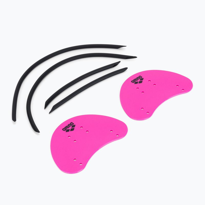 Pádla na plávanie Arena Elite Finger ružové 95251/95