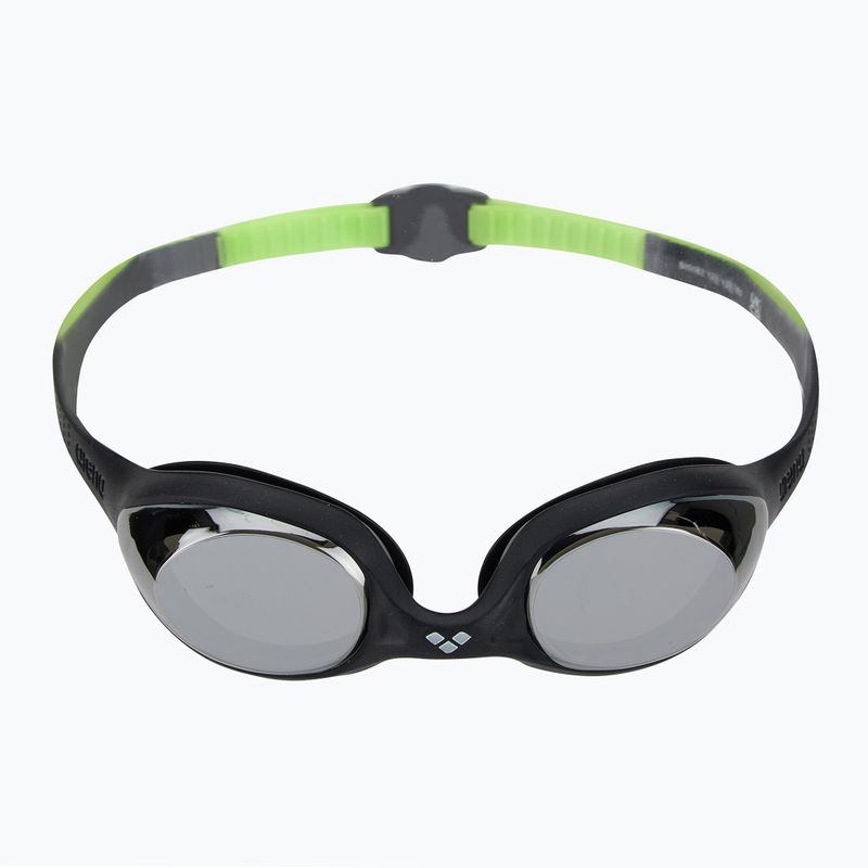 Detské plavecké okuliare arena Spider JR Mirror black/silver/green 2