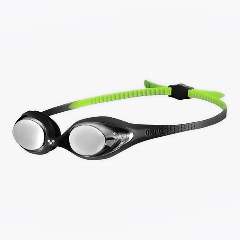 Detské plavecké okuliare arena Spider JR Mirror black/silver/green 5