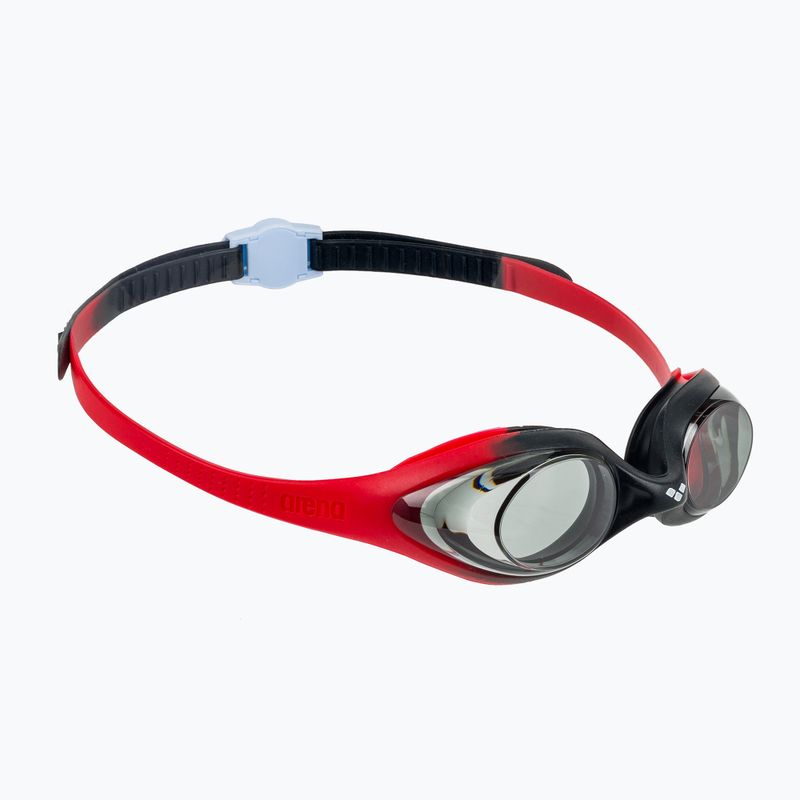 Detské plavecké okuliare arena Spider red/smoke/black