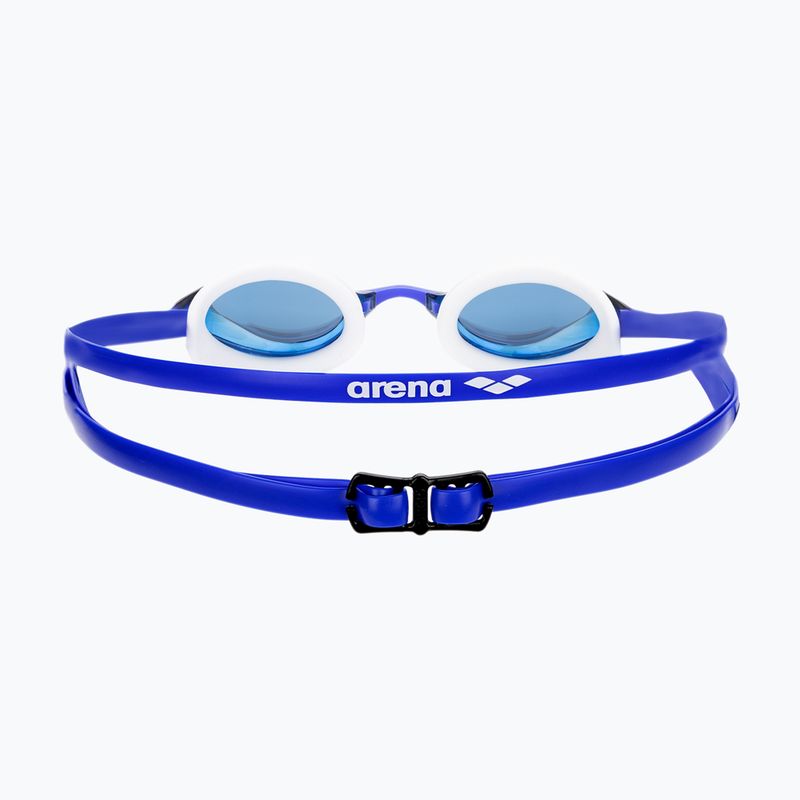 Arena Python Mirror modré zrkadlové/biele plavecké okuliare 5