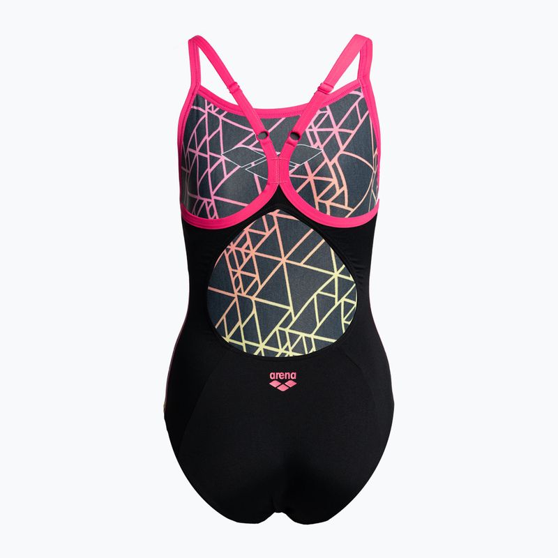 Dámske jednodielne plavky arena Reticulum One Piece black 83/59 2