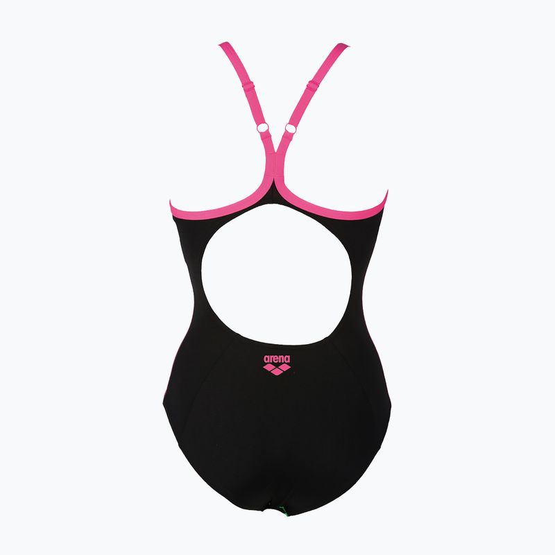 Dámske jednodielne plavky arena Reticulum One Piece black 83/59 6