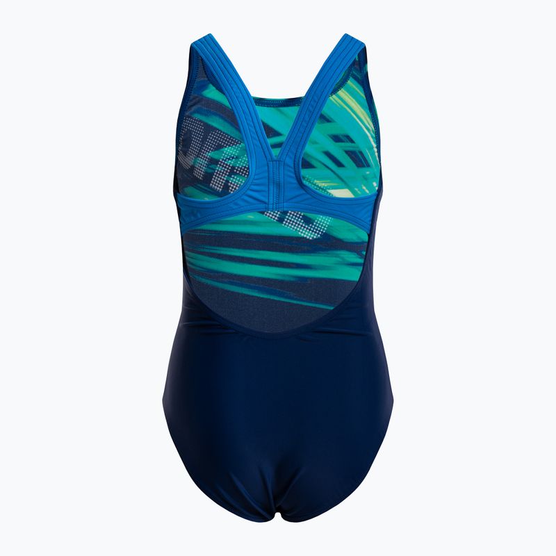 Detské jednodielne plavky arena Phenix One Piece navy blue 14/78 2