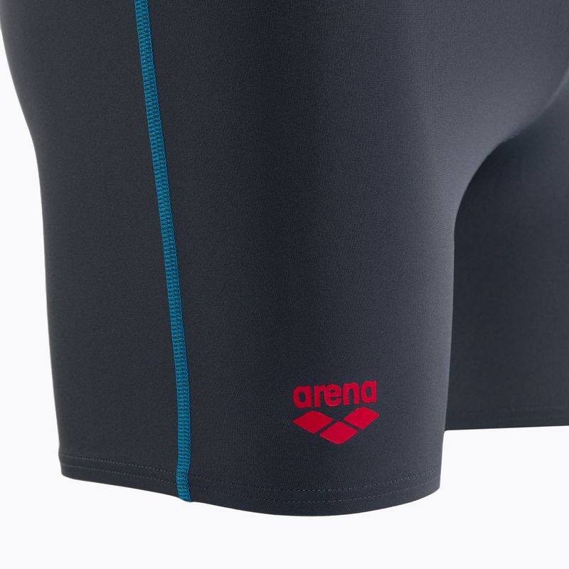 Pánske plavky arena Mask Mid tmavošedé 522 3