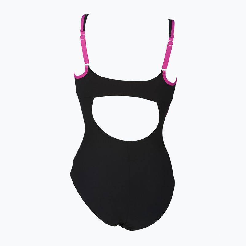 Dámske jednodielne plavky arena Agate Strap Back black 001261/509 9