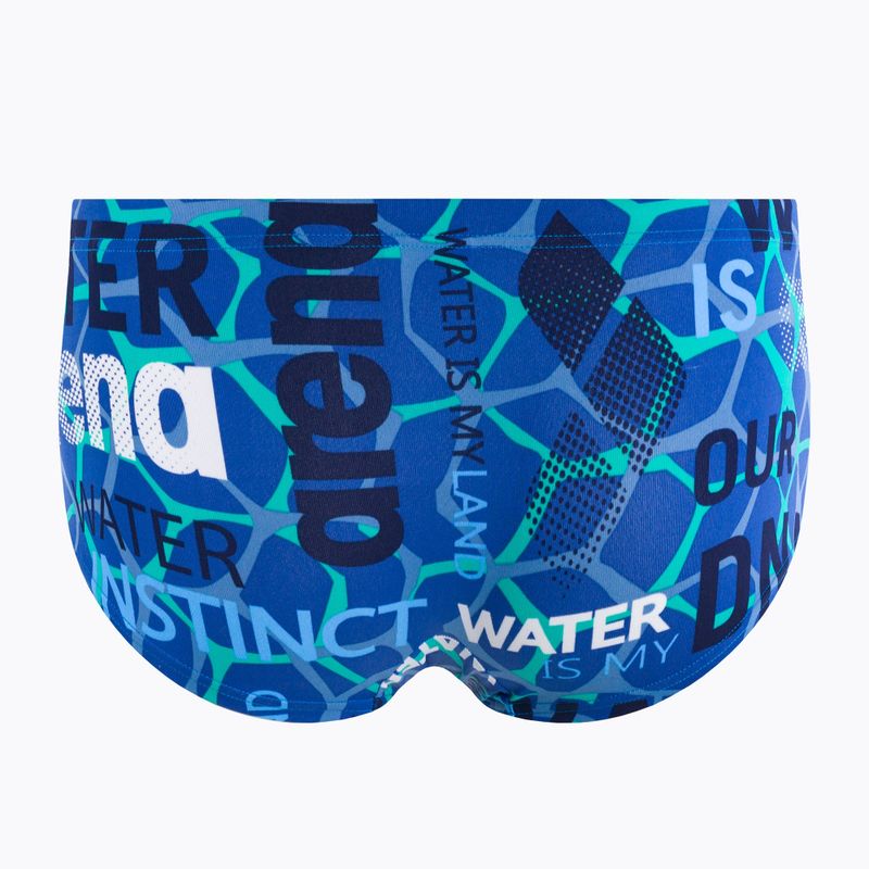 Pánske plavecké boxerky arena Evolution Low Waist modré 001277/810 2