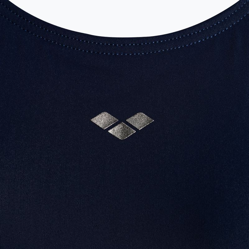 Dámske jednodielne plavky arena Amber Wing Back One Piece navy blue 126 3