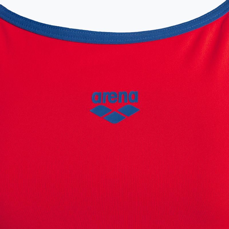 Arena Team Stripe Super Fly Back Dámske jednodielne plavky Red/Blue 1195/477 3