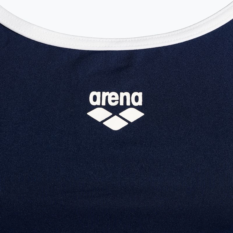 Dámske jednodielne plavky arena Team Stripe Super Fly Back One Piece navy blue 1195/71 3