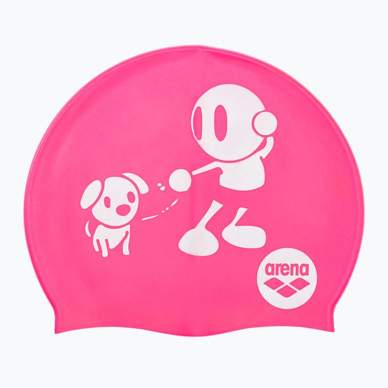 Detská plavecká čiapka arena Kun Cap pink 91552/901