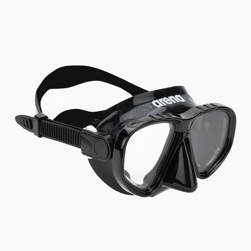 Detská súprava na šnorchlovanie arena Premium Snorkeling Set Jr black/clear/black 2