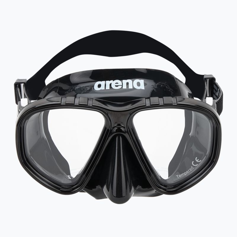 Detská súprava na šnorchlovanie arena Premium Snorkeling Set Jr black/clear/black 3