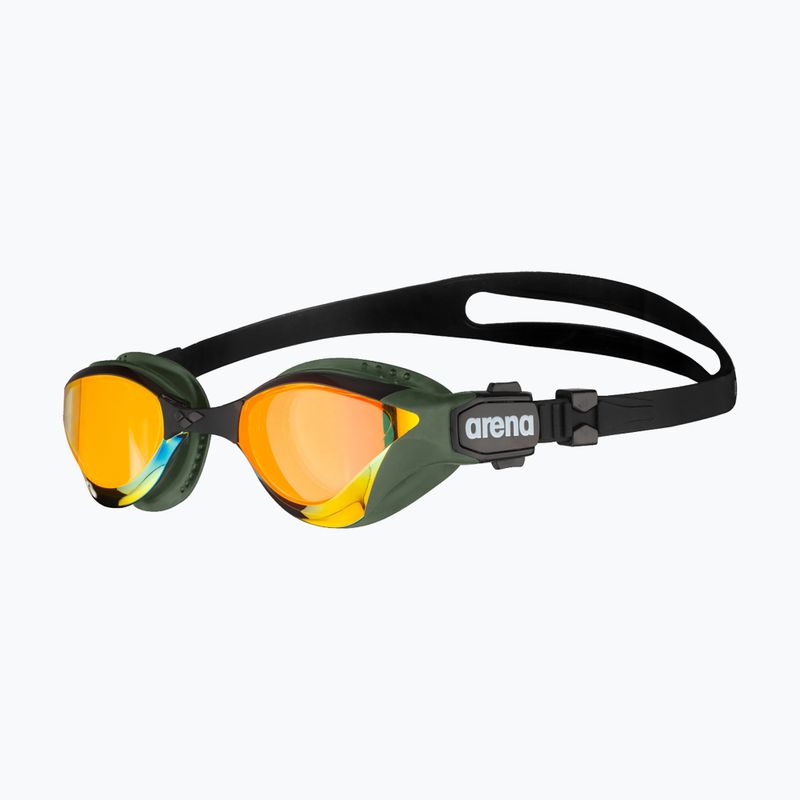Arena plavecké okuliare Cobra Tri Swipe Mirror yellow copper/army 002508/360 6