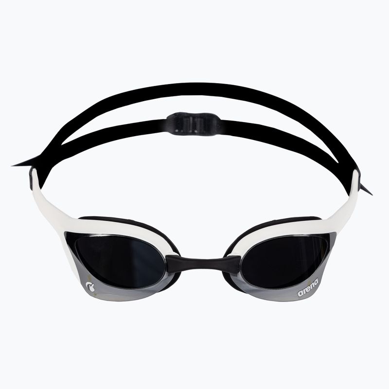 Plavecké okuliare arena Cobra Ultra Swipe Mrirror silver/white 2
