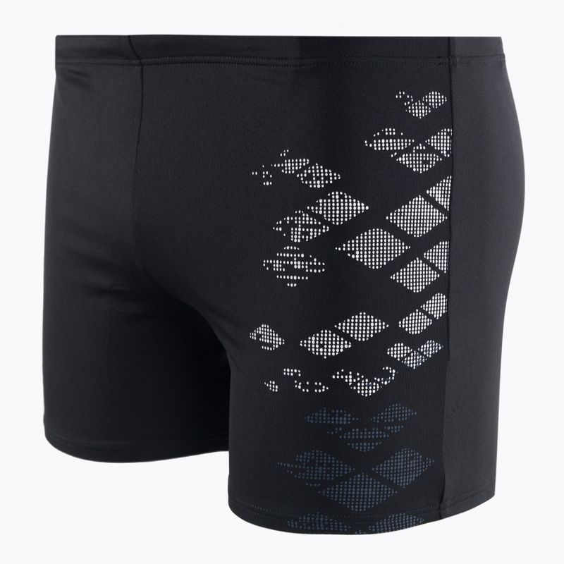 Pánske plavecké boxerky arena Dongle Long Short 500 black 002285/500 4