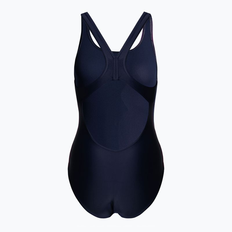 Dámske jednodielne plavky arena Swim Pro Back L navy blue/pink 002842/700 2