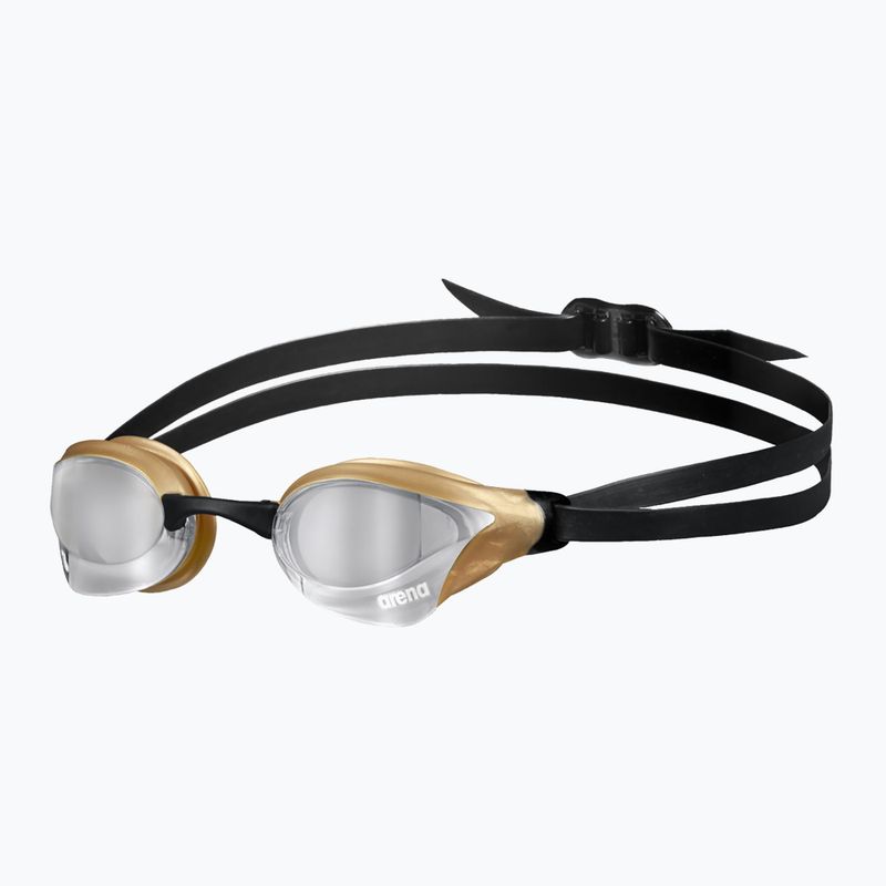 Plavecké okuliare Arena Cobra Core Swipe Mirror black/gold 003251/530