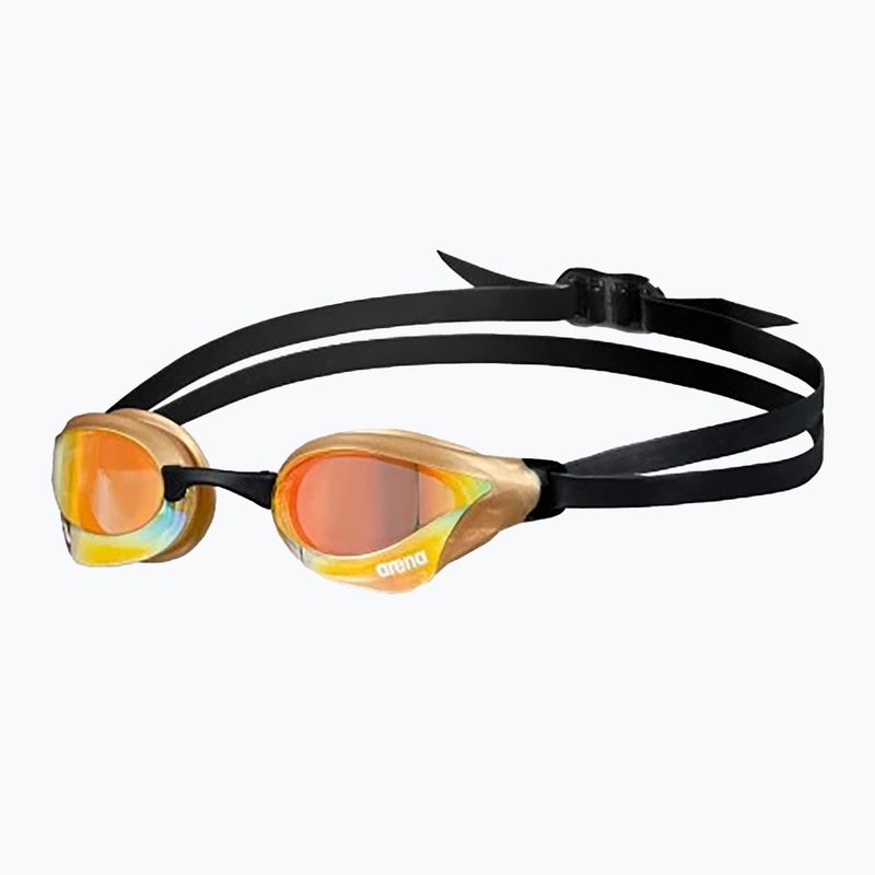 Plavecké okuliare arena Cobra Core Swipe Mirror yellow copper/gold 6