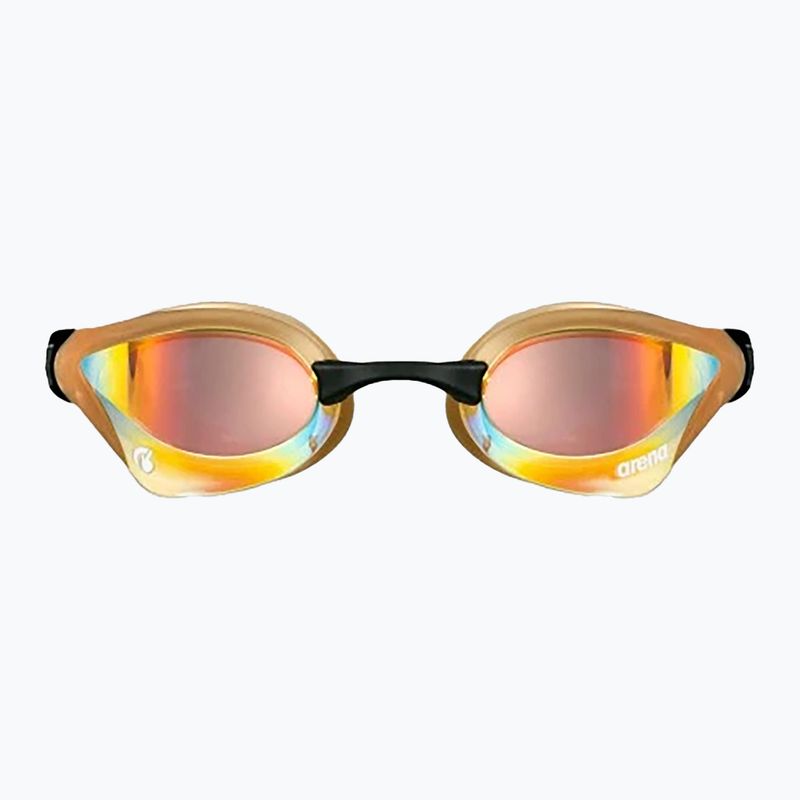 Plavecké okuliare arena Cobra Core Swipe Mirror yellow copper/gold 7