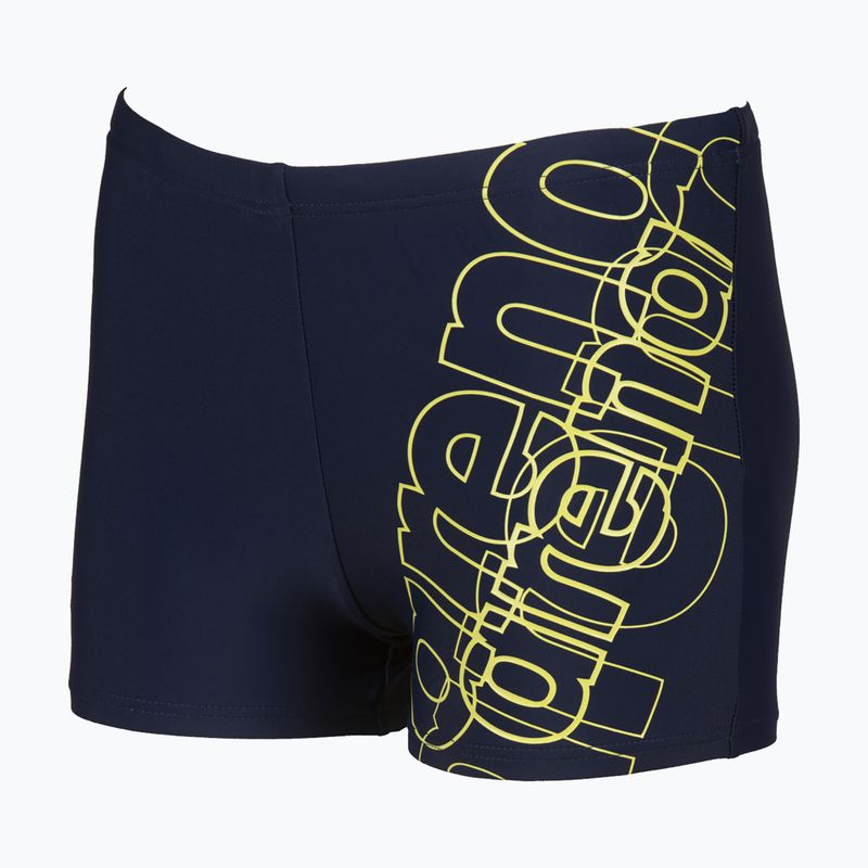 Arena Spotlight Short 710 námornícky modré detské boxerky na plávanie 003166/710 7