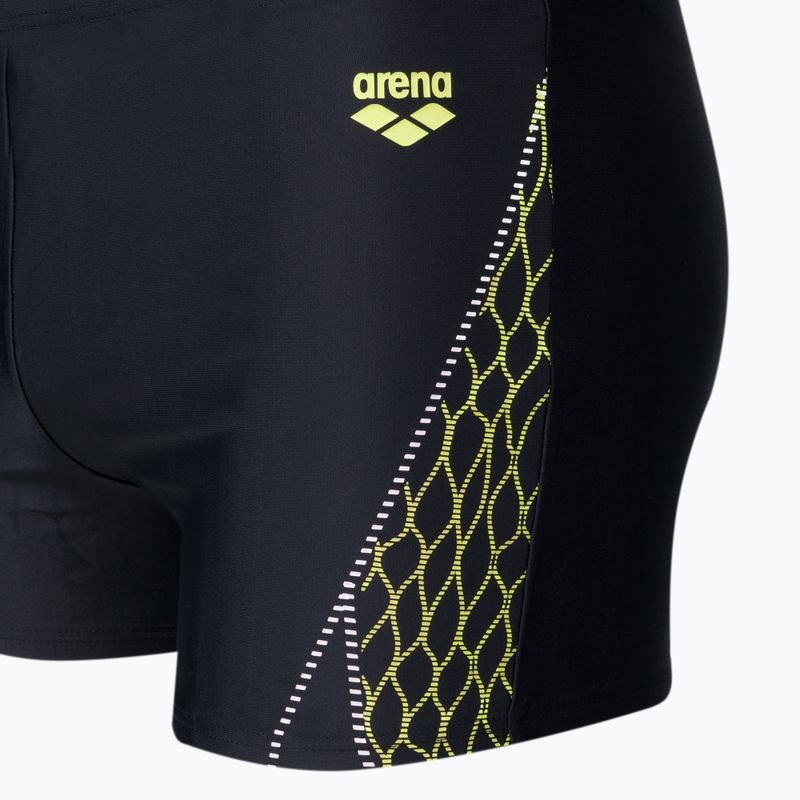 Pánske plavecké boxerky arena Twist Short 560 čierne 003689/560 3