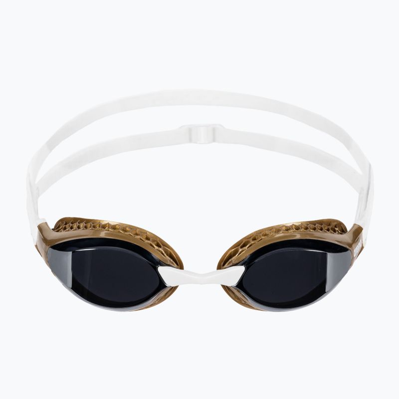 Plavecké okuliare arena Air-Speed Mirror silver/gold 2