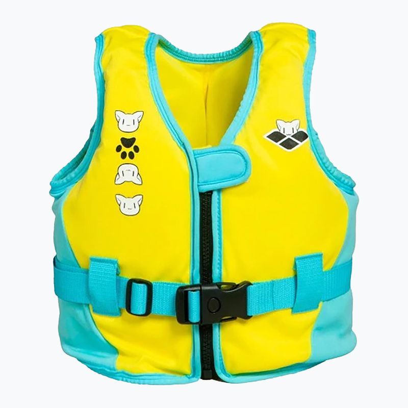 Detská plávacia vesta Arena Friends Swim žltá