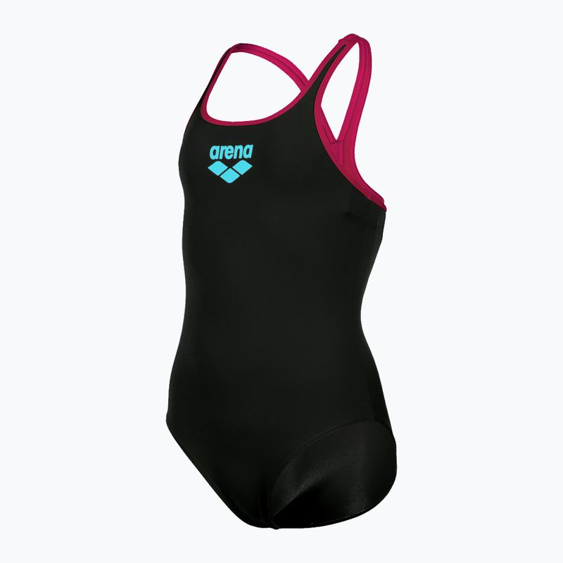 Arena Biglogo Swim Pro Back One Piece Detské plavky Black 1332/595 4