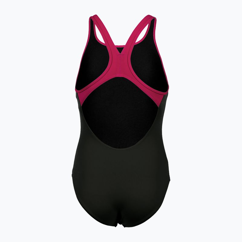 Arena Biglogo Swim Pro Back One Piece Detské plavky Black 1332/595 5