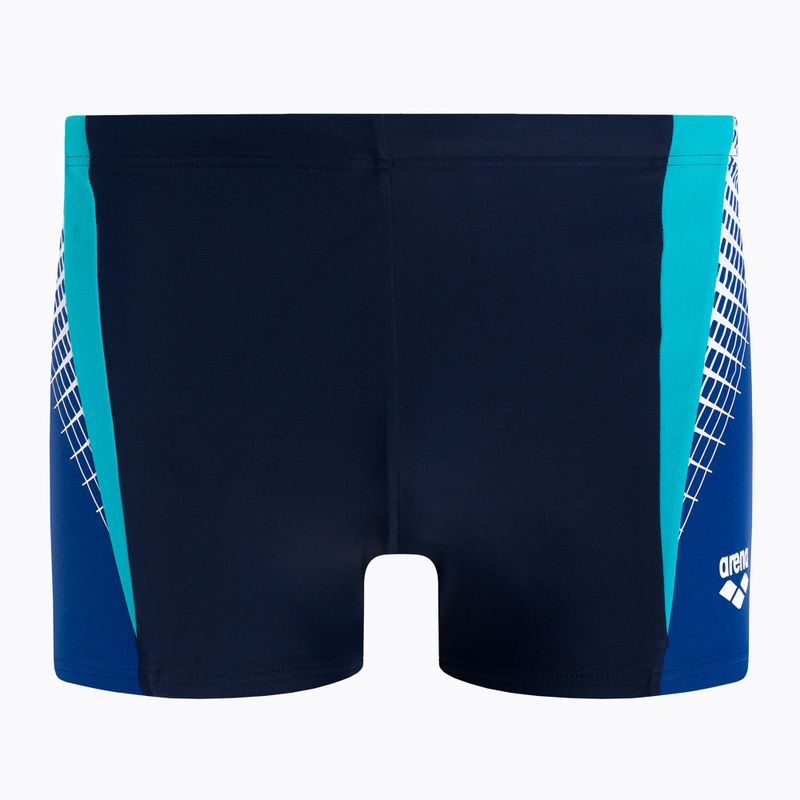 Pánske plavkové boxerky arena Threefold Short tmavomodré 4193/781